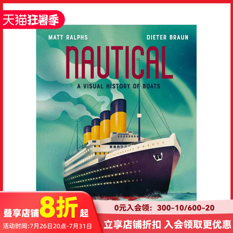 【预售】船舶：视觉历史 【Locomotion】Nautical: A Visual History of Boats 原版英文儿童绘本