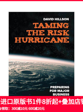 【预售】驯服风险飓风 Taming The Risk Hurricane 原版英文商业行销