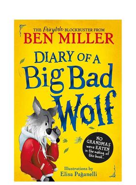 【预售】【童话森林】#1大坏狼日记(精装） 【Fairytale Woods】Diary of a Big Bad Wolf 原版英文儿童桥梁书 Ben Miller