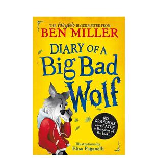 【预售】【童话森林】#1大坏狼日记(精装） 【Fairytale Woods】Diary of a Big Bad Wolf 原版英文儿童桥梁书 Ben Miller