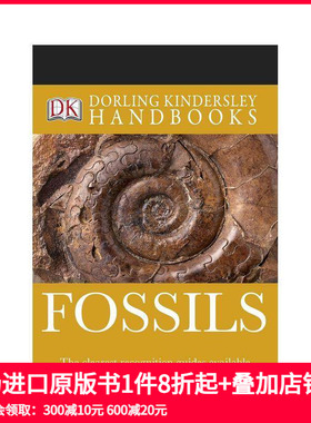 【预售】化石（DK史密森尼学会科普书籍） Fossils (DK Smithsonian Handbook) 原版英文社会科学