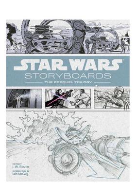 【预售】星球大战故事板:前传三部曲 Star Wars Storyboards: The Prequel Trilogy 原版英文生活 善本图书