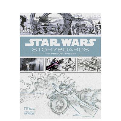 【预售】星球大战故事板:前传三部曲 Star Wars Storyboards: The Prequel Trilogy 原版英文生活 善本图书