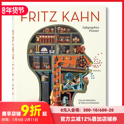 【现货】【TASCHEN】Fritz Kahn：信息图形先锋 Fritz Kahn. Infographics Pioneer 英文原版进口平面设计 善本图书