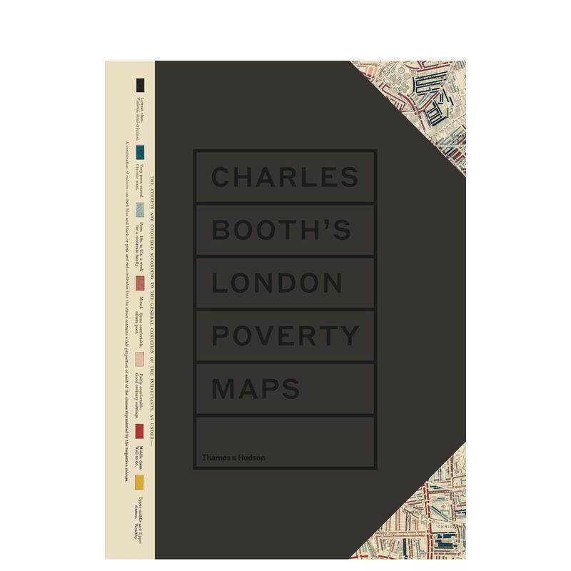 【现货】查尔斯·布茨社会评估调查:伦敦贫困人扣分布图 Charles Booth’s London Poverty Maps 原版英文社会科学