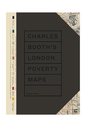 【现货】查尔斯·布茨社会评估调查:伦敦贫困人扣分布图 Charles Booth’s London Poverty Maps 原版英文社会科学