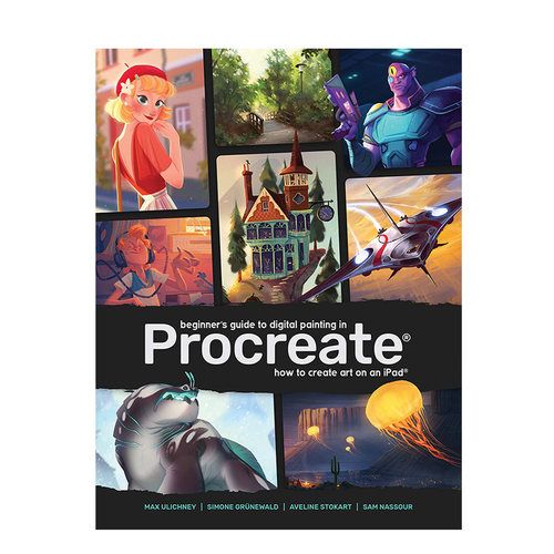 【现货】Procreate软件绘画教程书 Digital Painting数字数位美术Ipad绘图创作插画笔刷