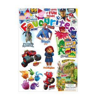 年订8期 善本图书 BAG NMA年度儿童类益智杂志 佩奇小猪 FUN FTL J045 美国英文版 订阅