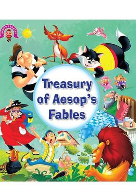 【现货】英文原版 伊索寓言中的金库（活页夹） Treasury of Aesops Fables 儿童英语章节桥梁故事小说 10岁以上进口图书善本童书