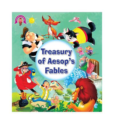 【现货】英文原版 伊索寓言中的金库（活页夹） Treasury of Aesops Fables 儿童英语章节桥梁故事小说 10岁以上进口图书善本童书
