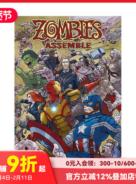 【预售】复仇者联盟：僵尸爆发战 Zombies Assemble Zomnibus Edition 进口原版英文漫画书