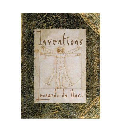 【预售】达芬奇 发明手记 (立体书）英文原版 Inventions: Leonardo Da Vinci 达芬奇素描手稿3D立体书