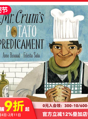 【预售】Mr. Crum’S Potato Predicament克拉姆发明了薯片 英文原