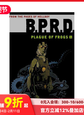【预售】英文漫画 蛙族瘟疫 卷1 B.P.R.D.: Plague of Frogs Volum