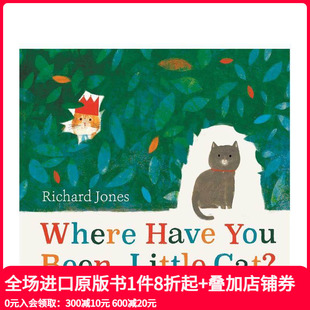你去哪了 Have 现货 Jones 原版 善本图书 Cat? 小猫？ 英国插画师Richard Been You Where 英文儿童绘本 Little