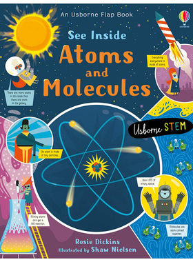 【See Inside翻翻书】Atoms and Molecules 原子和分子 英文科普