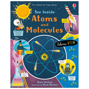 Atoms Inside翻翻书 and Molecules 英文科普 原子和分子 See
