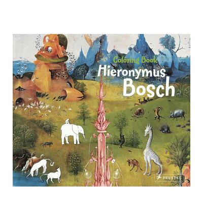 【现货】Hieronymus Bosch: Colouring Book，博斯涂色书 善本图