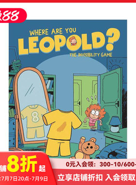 【预售】你在哪 利奥波德？卷1：隐身游戏 Where Are You  Leopold? Vol.1: The Invisibility Game 原版英文儿童漫画