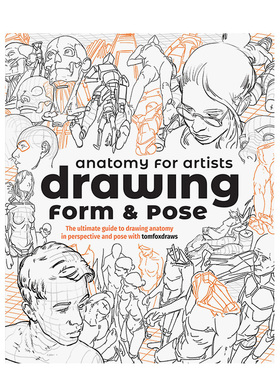 【现货】艺术家解剖：绘画形式和姿势 Anatomy for Artists: Drawing Form & Pose 进口原版英文插画原画设定集艺术 善本图书