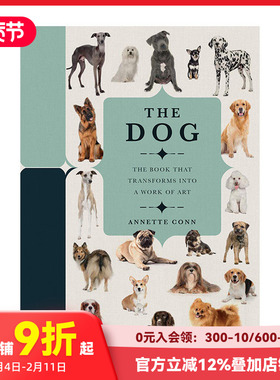 【现货】【Paperscapes】纸上风采:狗:礼物书 The Dog 犬类合集 英文原版进口 善本图书
