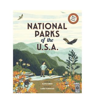 USA 英文儿童绘本 平装 Parks National 美国国家公园 版 原版 the 预售