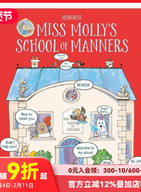 【预售】Miss Mollys School of Manners 莫莉女士的礼仪学校 英文原版图书籍正版 儿童读物益智绘本 James Maclaine Rosie Reeve