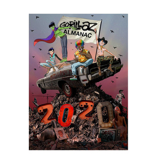 【预售】Gorillaz Almanac 街头霸王年鉴 摇滚乐队 漫画 英文原版图书籍进口正版 Gorillaz Z2 Comics 善本图书