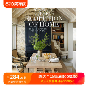 English 室内装 New Era Interiors 室内设计 英文原版 Evolution 善本图书 The 住宅演变：英式 Home 现货 饰新纪元 for