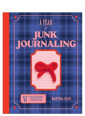 【预售】垃圾手账年记 Year Of Junk Journaling 原版英文手工制作 善本图书