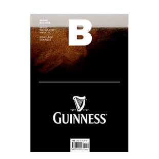 【现货】Magazine《B》 吉尼斯GUINNESS 啤酒连锁 NO.20 商业品牌主题杂志 韩国英文版 善本图书