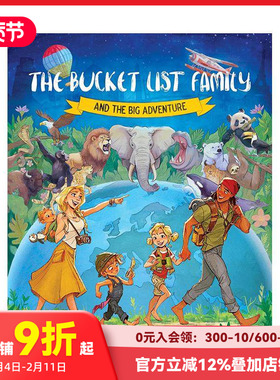 【预售】愿望清单家族：环球大冒险（图书馆装订版） The Bucket List Family 原版英文儿童绘本 温馨家庭故事