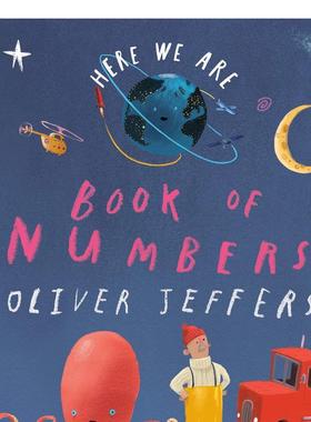 【现货】【Oliver Jeffers】我们在这里：数字之书 Book of Numbers 2-5岁儿童英语入门知识启蒙早教趣味纸板绘本 英文原版