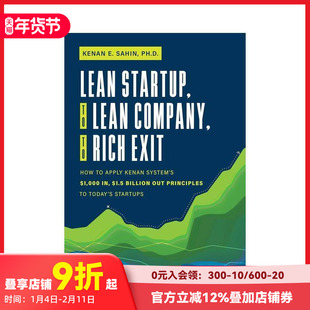 【预售】从精益创业到精益公司,再到成功退出 Lean Startup to Lean Company to Rich Exit 原版英文商业行销