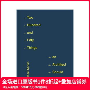 Two Fifty 预售 250件事 Know 英文建筑设计 Should Hundred 建筑师需要知道 Things and 原版 architect