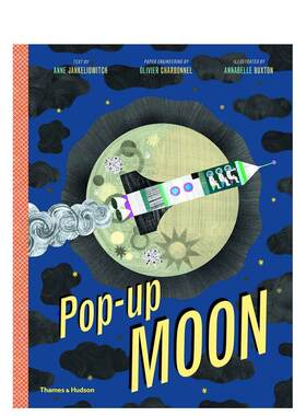 【预售】【T&H】Pop-Up Moon 月亮 英文原版儿童立体书