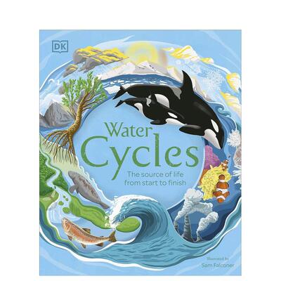 【预售】DK儿童百科 水的循环Water Cycles 6-12岁少儿大自然生态科普趣味知识故事百科图册图集 英文原版 善本图书