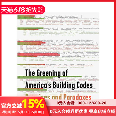 【预售】美国建筑法规的绿色化： 承诺与悖论 The Greening of America's Building Codes 原版英文建筑设计