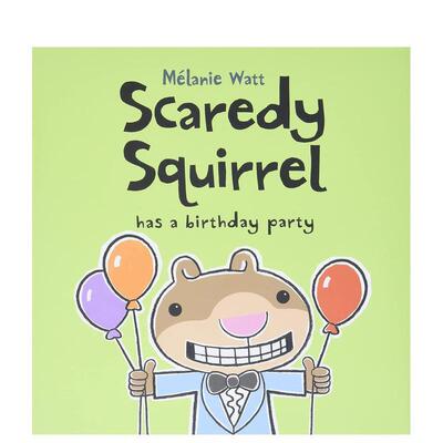 【现货】【Scaredy Squirrel】Has a Birthday Party，【胆小鬼松鼠