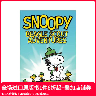 比格童子军历险记 Snoopy 原版 预售 英文儿童漫画 Adventures 史努比 Scout Beagle