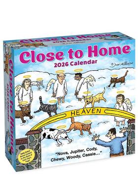 【预售】近在咫尺 美国漫画家John McPherson经典作品 2026年日历 Close to Home 2026 Day-To-Day Calendar 原版日历