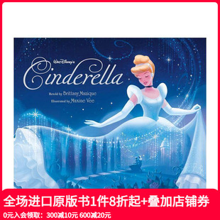 75th 预售 Anniversary 英文儿童绘本 Walt 原版 华特迪士尼灰姑娘75周年纪念版 善本图书 Disney Edition Cinderella