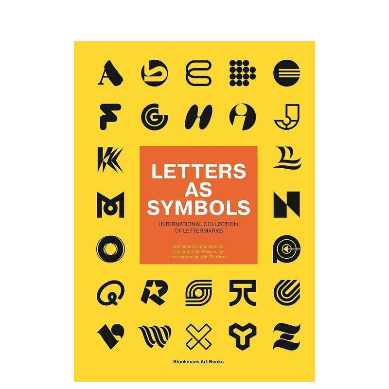 【预售】作为符号的字母 Letters as Symbols 原版英文字体图案标志设计