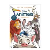 预计3月出版 原版 Coloring Animals 图画 英文生活综合 善本图书 Disney 迪士尼动物涂色艺术：100幅激发创意 Art 预售