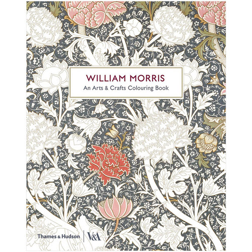 【现货】【T&H】【V&A博物馆】William Morris 威廉·莫里斯：艺术和工艺的填色书 涂色着色书