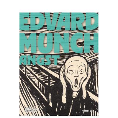 【预售】(预计26年1月出版)爱德华·蒙克：焦虑 Edvard Munch: Angst 原版英文艺术画册画集 表现主义 善本图书