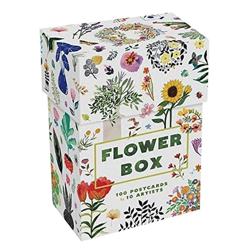 【预售】Flower Box 花盆:10位艺术家的100张明信片 英文原版创意产品