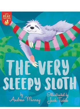 【现货】【让我们一起阅读】非常嗜睡的树懒The Very Sleepy Sloth 3-7岁儿童英语分级阅读启蒙早教插图故事书 英文原版 善本图书