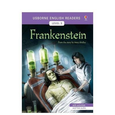 【预售】科学怪人 ER Frankenstein 原版英文儿童分阶阅读 善本图书