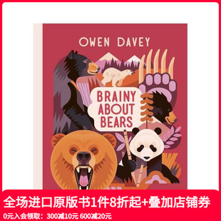 熊 Animals 预售 聪明 原版 善本图书 Bears Owen 欧文·戴维动物系列 Brainy Series Davey 英文儿童绘本 About